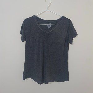 Dark Grey V-neck T-Shirt